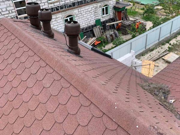зведення бітумної черепиці